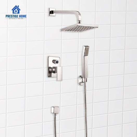 Chrome Single Handle Tub and Shower Set