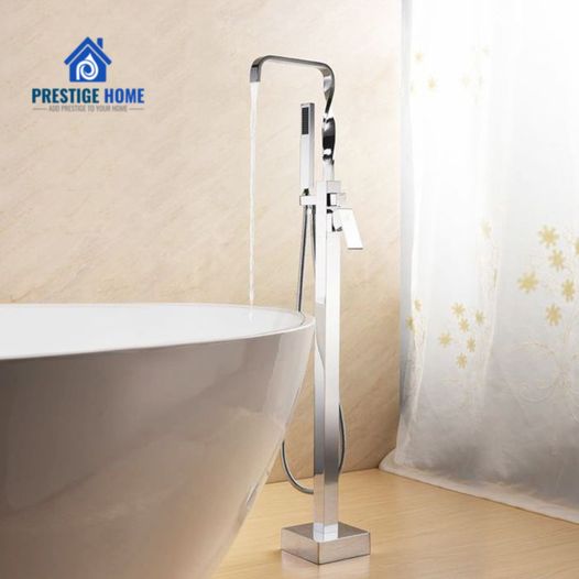Chrome Free Standing Bathtub Faucet