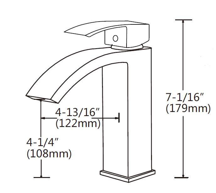 Chrome Single Handle Pull Down Sink Faucet - www.prestigehome.ca