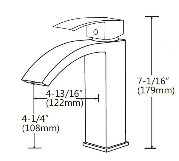 Chrome Single Handle Pull Down Sink Faucet - www.prestigehome.ca