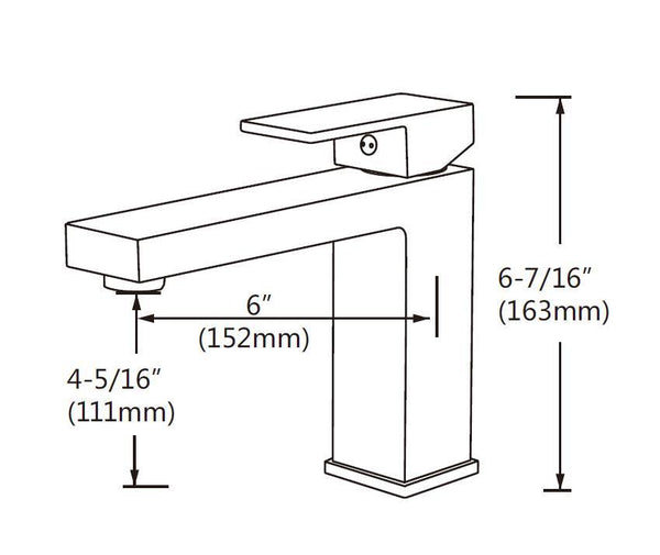 Chrome Single Handle Pull Down Sink Faucet - www.prestigehome.ca