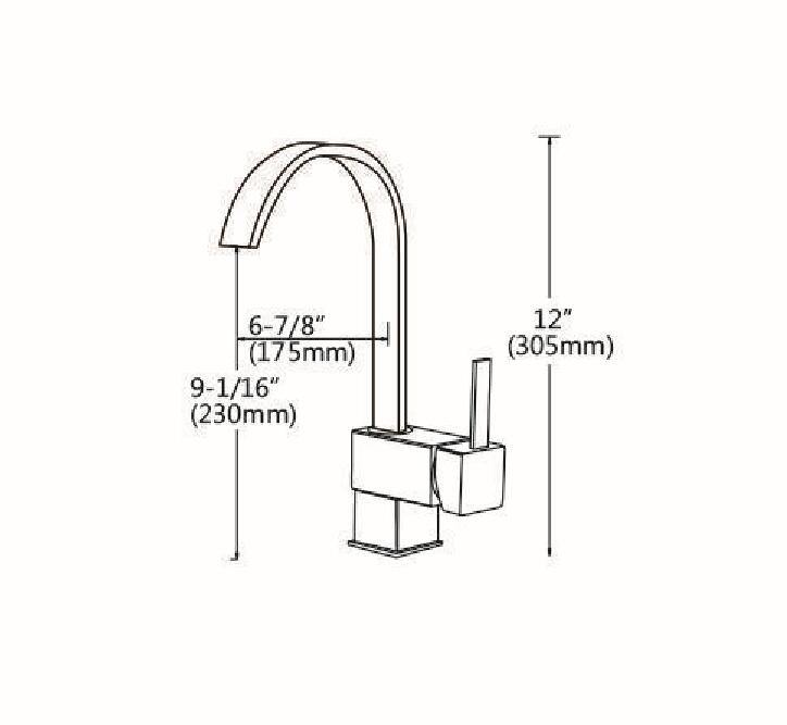 Modern Design Kitchen Faucet - www.prestigehome.ca