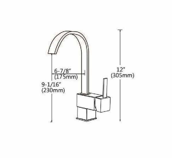 Modern Design Kitchen Faucet - www.prestigehome.ca