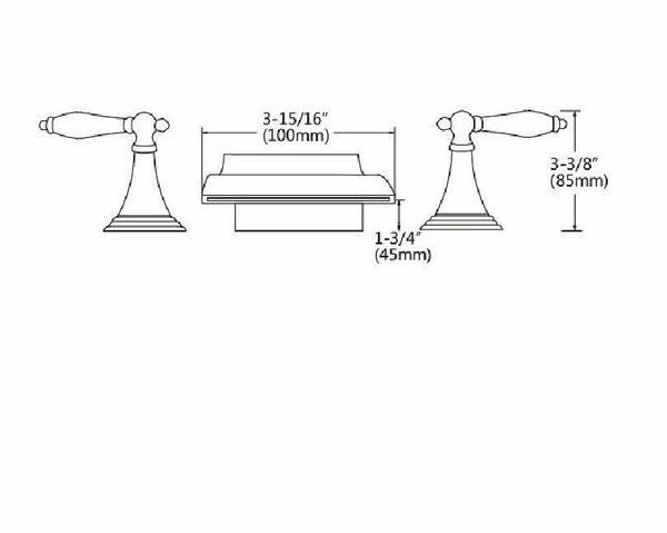 Stylish Double Handle Basin Faucet - www.prestigehome.ca