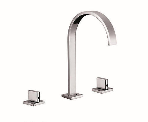 Modern Double Handle Bathroom Faucet - www.prestigehome.ca