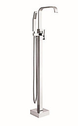 Chrome Free Standing Bathtub Faucet - www.prestigehome.ca