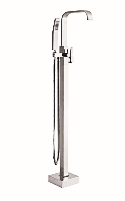 Chrome Free Standing Bathtub Faucet - www.prestigehome.ca