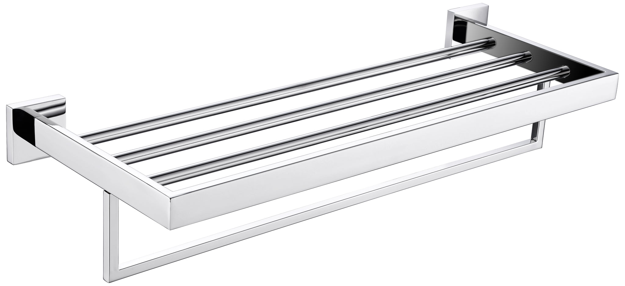 Chrome Double Towel Rack