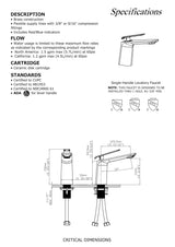 Brush Nickel Luxury Bathroom Faucet