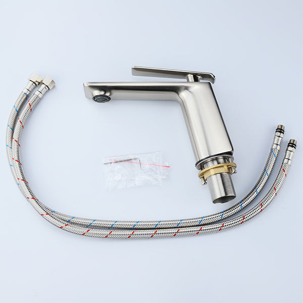 Brush Nickel Luxury Bathroom Faucet