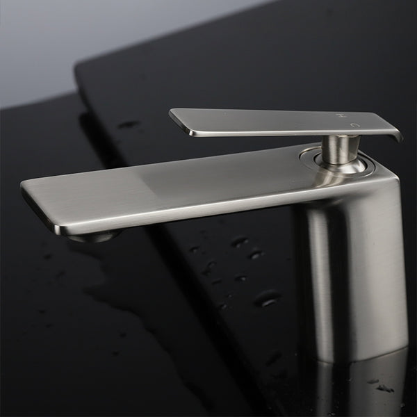 Brush Nickel Luxury Bathroom Faucet