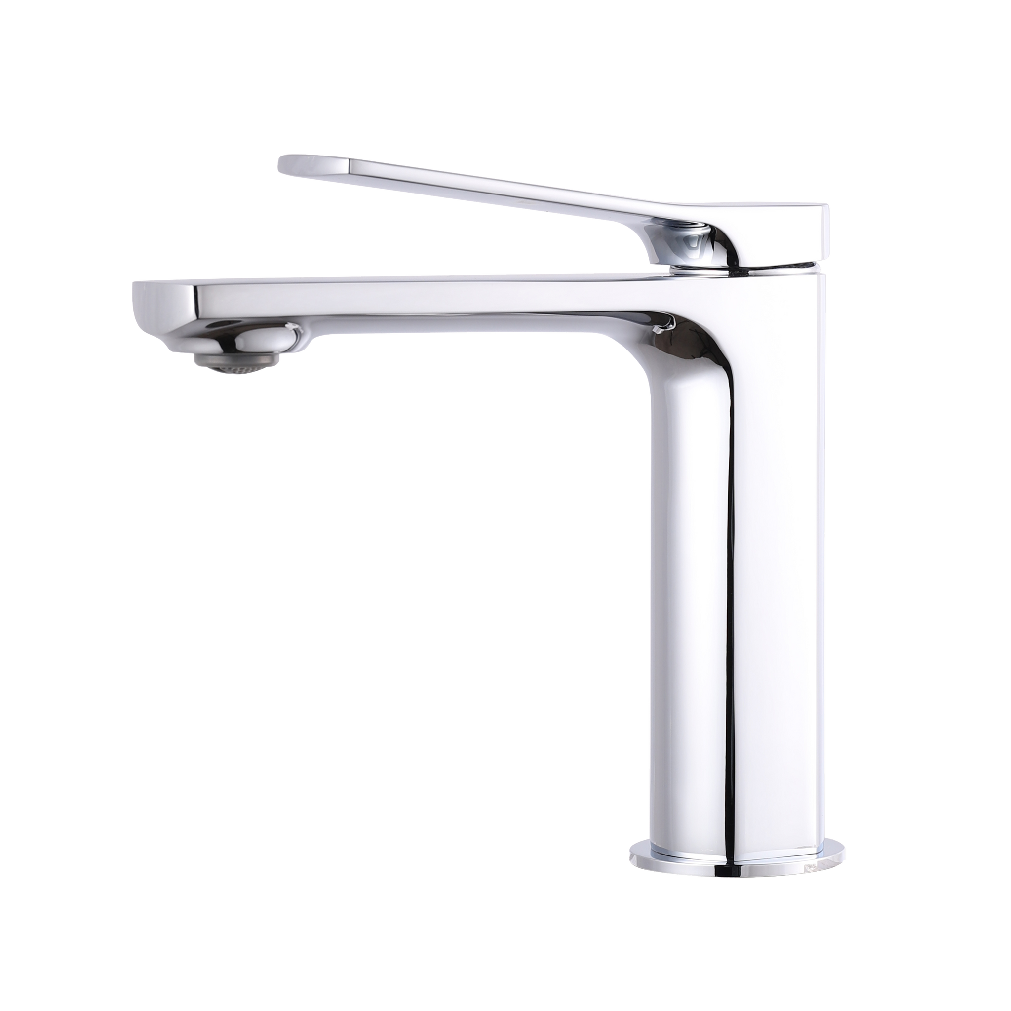 Chrome Single Handle Pull Down Sink Faucet