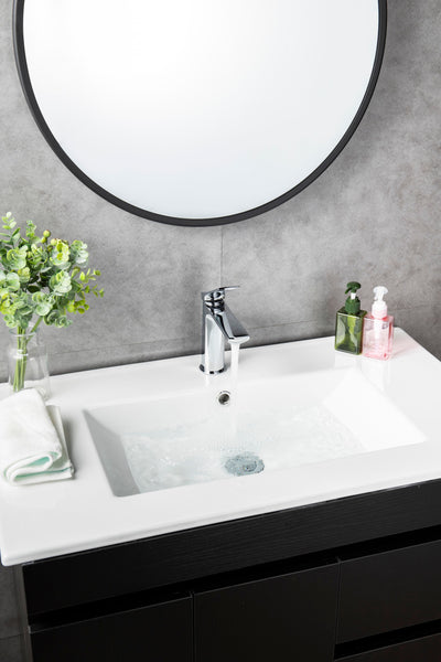 Chrome Single Handle Pull Down Sink Faucet