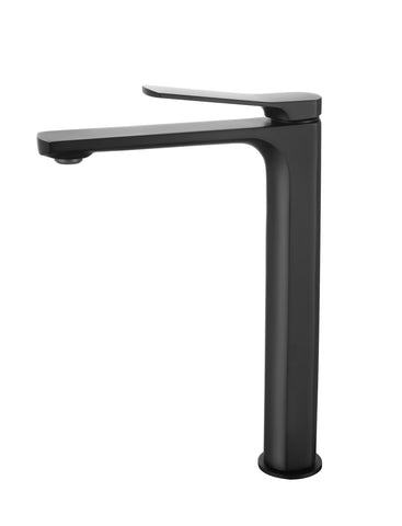 tall black bathroom faucet
