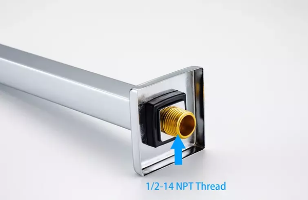 12 Inch Chrome Ceiling Mount Shower Arm