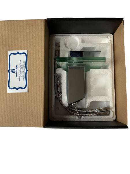 Glass Spout Bathroom Faucet