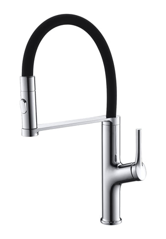 Stylish Kitchen Faucet with Black tube and Sprayer