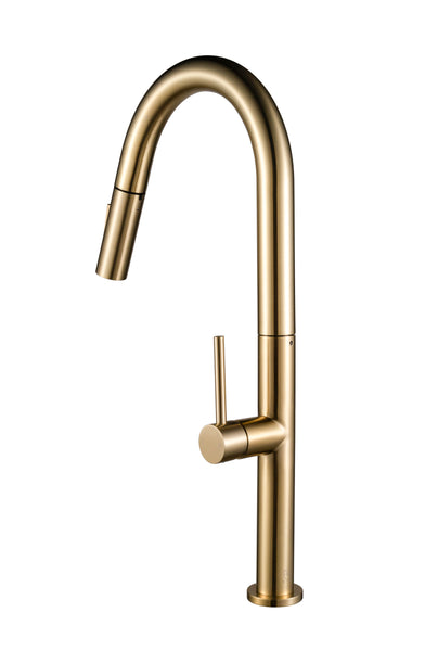 Brush Gold Kitchen faucet