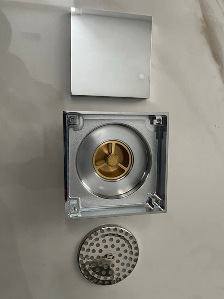 Square Floor Drain with Cover